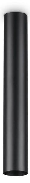 Ideal lux ® Спот | LOOK PL1 ROUND D60 H400 NERO | GU10 max1 x 28W | IP20 - 233192