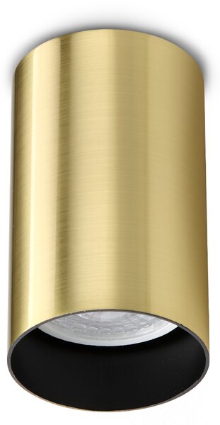 Ideal lux ® Спот | LOOK PL1 ROUND D60 H100 OTTONE | GU10 max1 x 28W | IP20 - 371405