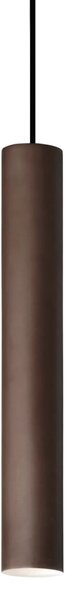 Ideal lux ® Пендел | LOOK SP1 ROUND D60 H400 COFFEE | GU10 max1 x 28W | IP20 - 170589