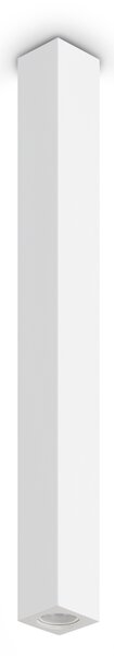 Ideal lux ® Спот | LOOK PL1 SQUARE D70 H750 GESSO | GU10 max1 x 28W | IP20 - 371535