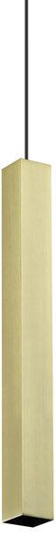 Ideal lux ® Пендел | LOOK SP1 SQUARE D40 H400 OTTONE | GU10 max1 x 28W | IP20 - 366982