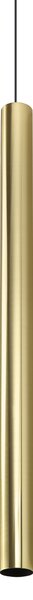 Ideal lux ® Пендел | LOOK SP1 ROUND D60 H1000 OTTONE | GU10 max1 x 28W | IP20 - 371634