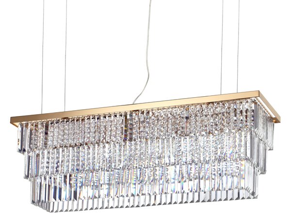 Ideal lux ® Полилей | MARTINEZ SP8 ORO | E14 max 8 x 40W | IP20 - 213583