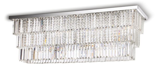 Ideal lux ® Плафон | MARTINEZ PL8 CROMO | E14 max 8 x 40W | IP20 - 166285