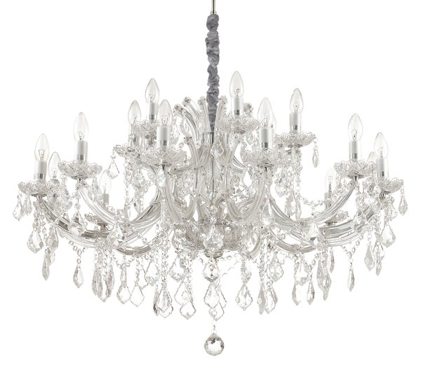 Ideal lux ® Полилей | NAPOLEON SP18 CROMO | E14 max 18 x 40W | IP20 - 167268