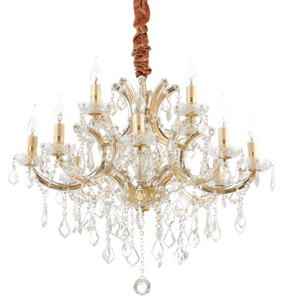 Ideal lux ® Полилей | NAPOLEON SP12 ORO | E14 max 12 x 40W | IP20 - 167404