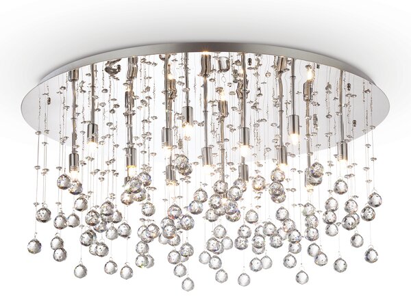 Ideal lux ® Плафон | MOONLIGHT PL15 CROMO | G9 max 15 x 40W | IP20 - 077819