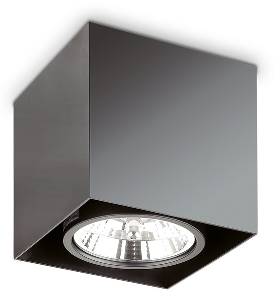 Ideal lux ® Спот | MOOD PL1 D15 SQUARE NERO | GU10 max 1 x 50W | IP20 - 243931