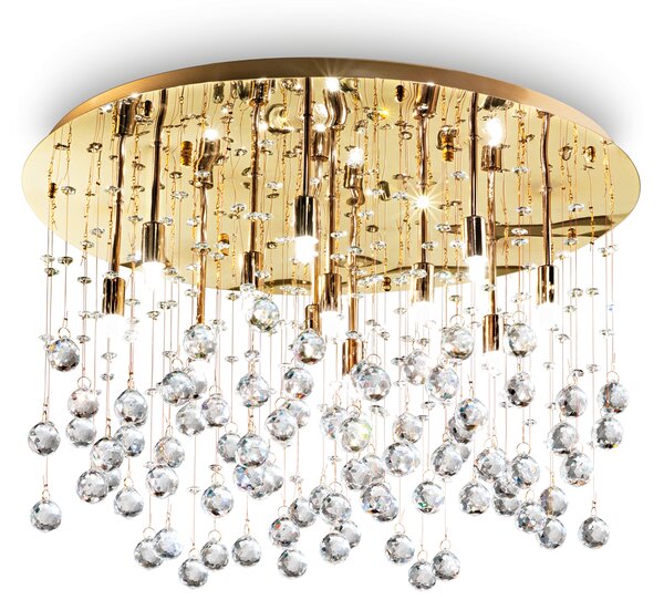 Ideal lux ® Плафон | MOONLIGHT PL12 ORO | G9 max 12 x 40W | IP20 - 082783