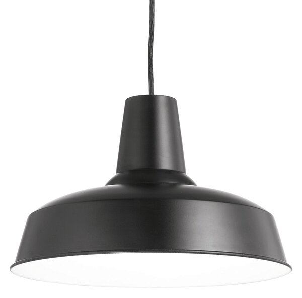 Ideal lux ® Пендел | MOBY SP1 NERO | E27 max 1 x 42W | IP20 - 093659