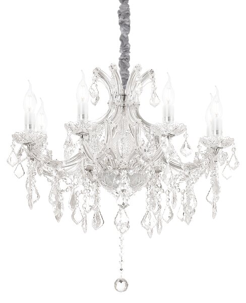 Ideal lux ® Полилей | NAPOLEON SP8 CROMO | E14 max 8 x 40W | IP20 - 167244