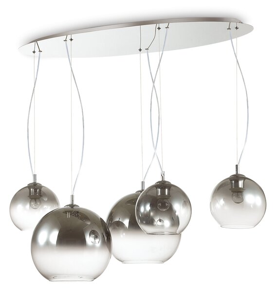 Ideal lux ® Полилей | NEMO SP5 CROMO SFUMATO | E27 max 5 x 42W | IP20 - 138305