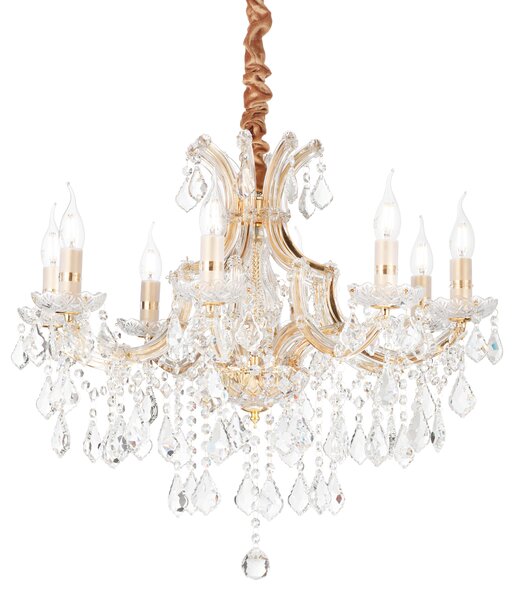 Ideal lux ® Полилей | NAPOLEON SP8 ORO | E14 max 8 x 40W | IP20 - 167398