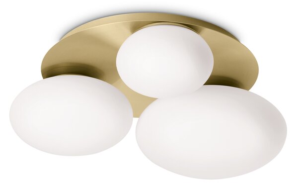 Ideal lux ® Плафон | NINFEA PL3 OTTONE | GX53 max 3 x 15W | IP20 - 293660