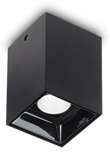 Ideal lux ® Плафон | NITRO PL D05 SQUARE NERO 3000K | LED 10W | IP20 - 206042