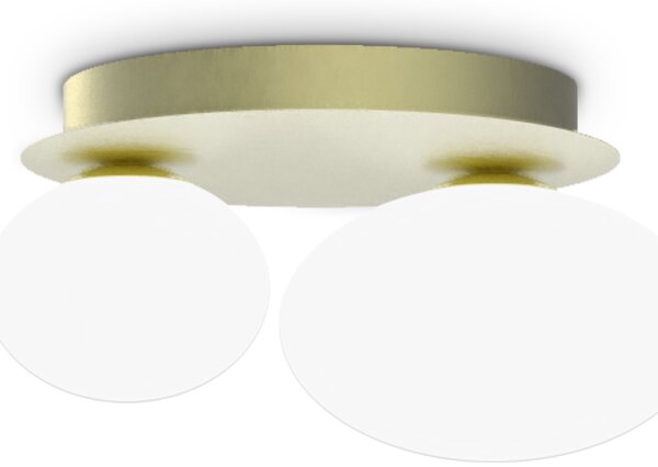 Ideal lux ® Аплик | NINFEA AP2 OTTONE | G9 max 2 x 4W | IP20 - 346533