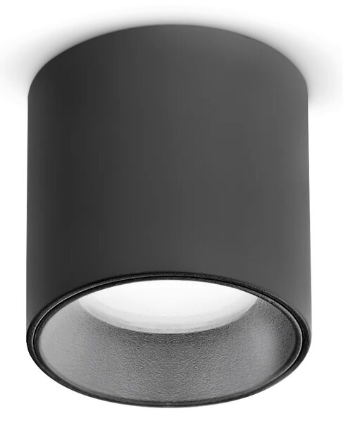 Ideal lux ® Плафон | NITRO PL D04 ROUND NERO 2700K | LED 4W | IP20 - 342795