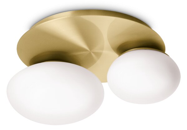 Ideal lux ® Плафон | NINFEA PL2 OTTONE | GX53 max 2 x 15W | IP20 - 293653