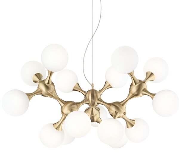 Ideal lux ® Полилей | NODI SP15 OTTONE | E14 max 15 x 28W | IP20 - 241012