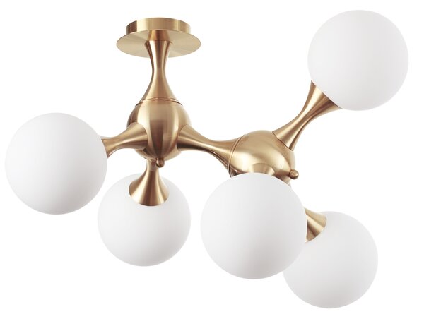 Ideal lux ® Плафон | NODI PL5 OTTONE | E14 max 5 x 28W | IP20 - 241050