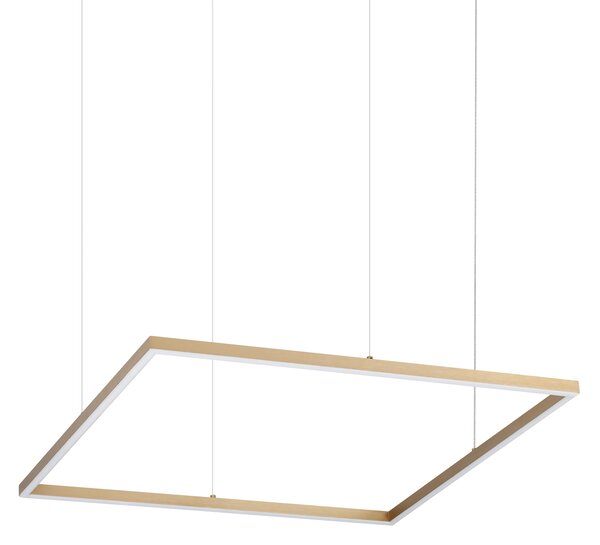 Ideal lux ® Пендел | ORACLE SLIM SP D070 SQUARE 3000K ON-OFF OT | 44W | IP20 - 370484