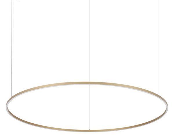 Ideal lux ® Пендел | ORACLE SLIM SP D150 ROUND 3000K ON-OFF OT | 81W | IP20 - 370569