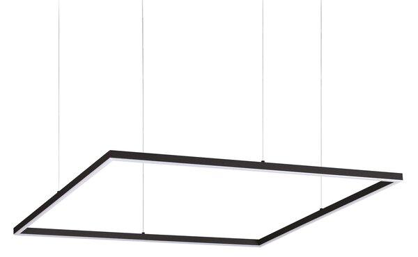 Ideal lux ® Пендел | ORACLE SLIM SP D090 SQUARE 3000K ON-OFF NE | 53W | IP20 - 259208