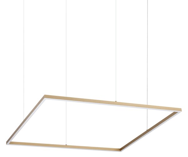 Ideal lux ® Пендел | ORACLE SLIM SP D090 SQUARE 3000K ON-OFF OT | 53W | IP20 - 370538