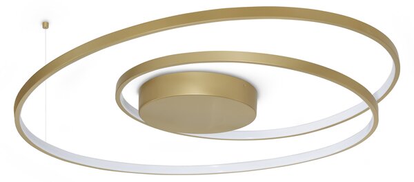 Ideal lux ® Плафон | OZ PL D080 ON-OFF OTTONE 3000K | 52W | IP20 - 365060