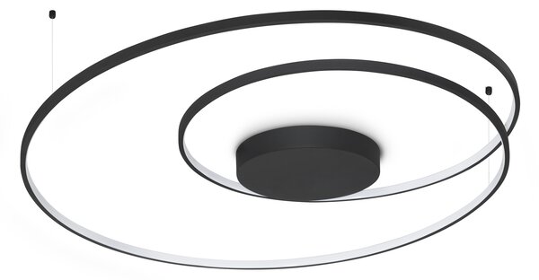 Ideal lux ® Плафон | OZ PL D100 ON-OFF NERO 3000K | 75W | IP20 - 364995