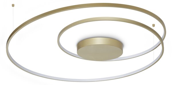 Ideal lux ® Плафон | OZ PL D100 ON-OFF OTTONE 3000K | 75W | IP20 - 365022