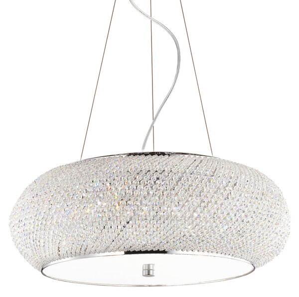 Ideal lux ® Полилей | PASHA' SP10 CROMO | E14 max 10 x 40W | IP20 - 082196