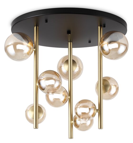 Ideal lux ® Плафон | PERLAGE PL9 AMBRA | G9 max 9 x 15W | IP20 - 328409