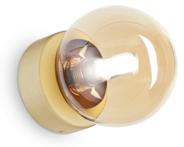 Ideal lux ® Аплик | PERLAGE AP1 AMBRA | G9 max 1 x 15W | IP20 - 317809