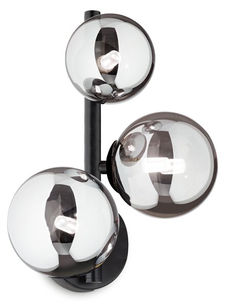 Ideal lux ® Аплик | PERLAGE AP3 FUME' | G9 max 3 x 15W | IP20 - 271439