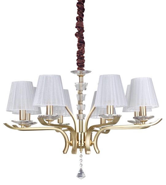 Ideal lux ® Полилей | PEGASO SP8 OTTONE | E14 max 8 x 28W | IP20 - 197739