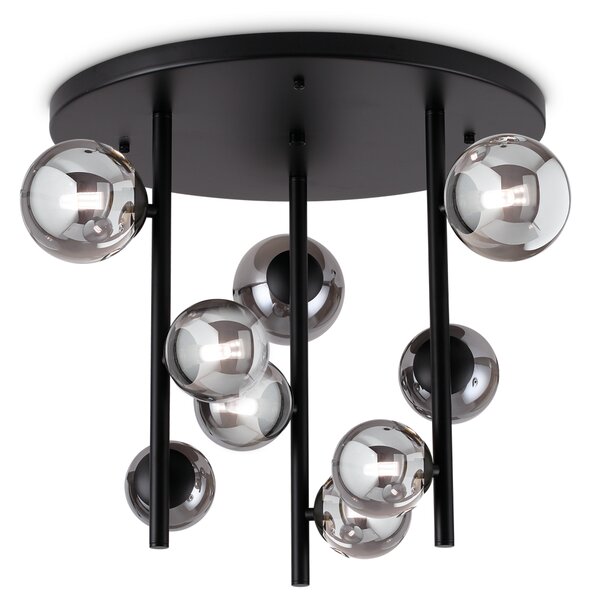 Ideal lux ® Плафон | PERLAGE PL9 FUME' | G9 max 9 x 15W | IP20 - 328416