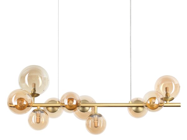 Ideal lux ® Полилей | PERLAGE SP10 AMBRA | G9 max 10 x 15W | IP20 - 322766