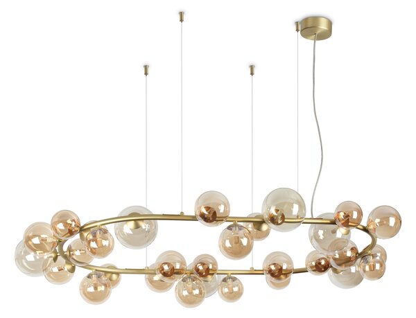 Ideal lux ® Полилей | PERLAGE SP30 AMBRA | G9 max 30 x 15W | IP20 - 322780