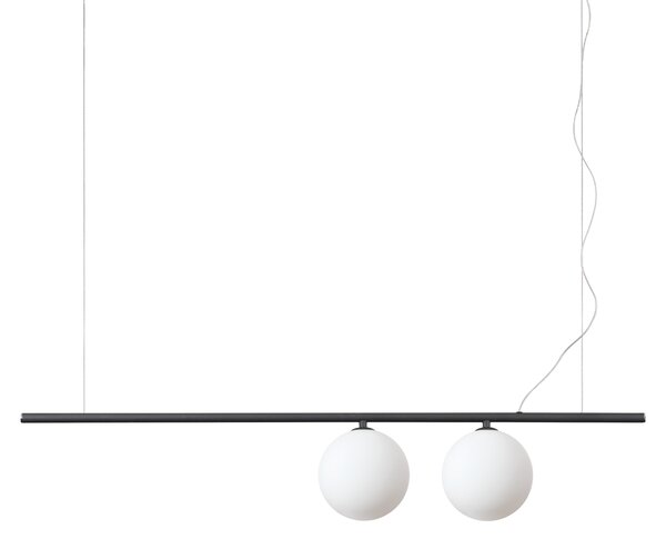 Ideal lux ® Полилей | PERLINE SP2 NERO | G9 max 2 x 40W | IP20 - 306995