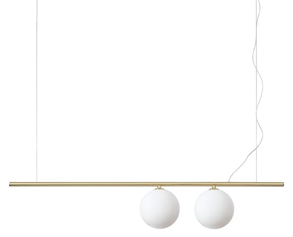 Ideal lux ® Полилей | PERLINE SP2 OTTONE | G9 max 2 x 40W | IP20 - 282107