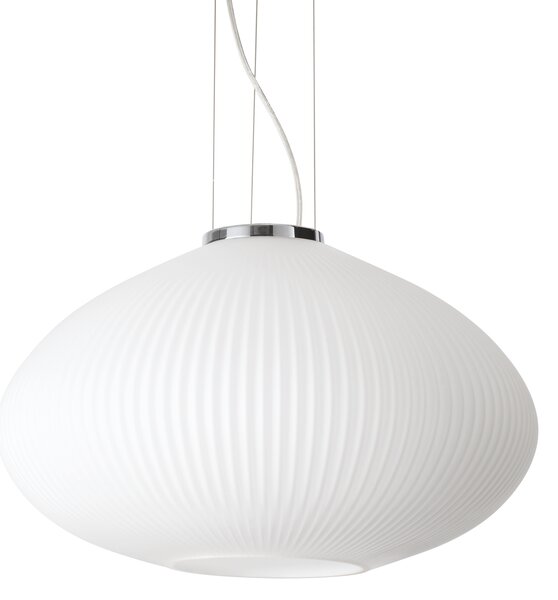 Ideal lux ® Полилей | PLISSE' SP1 D45 CROMO | E27 max 1 x 60W | IP20 - 264523