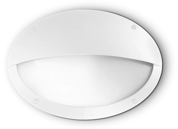 Ideal lux ® Аплик | POLAR-2 AP1 OVAL BIANCO | E27 max 1 x 23W | IP66 - 096735