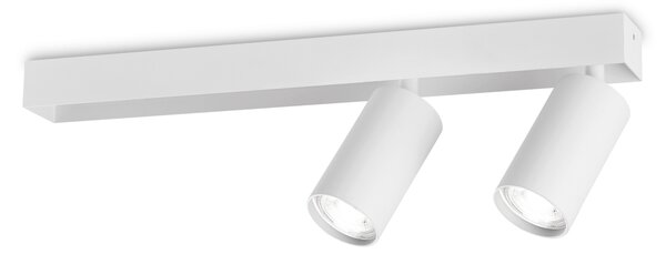 Ideal lux ® Спот | PROFILO PL2 BIANCO | GU10 max 2 x 28W | IP20 - 314716