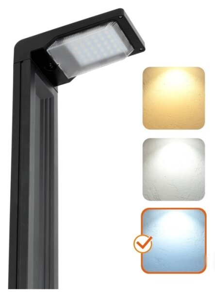 LED соларна лампа LED/0,2W/3,7V 6500K IP44 2200 mAh