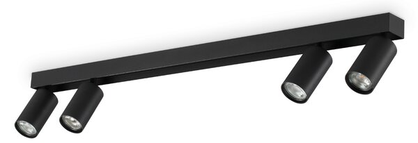 Ideal lux ® Спот | PROFILO PL4 NERO | GU10 max 4 x 28W | IP20 - 328195