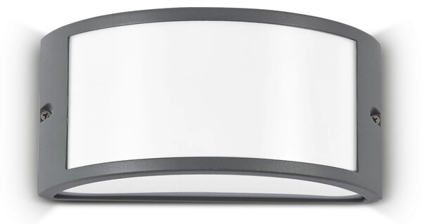 Ideal lux ® Аплик | REX-1 AP1 ANTRACITE | E27 max 1 x 60W | IP44 - 092409