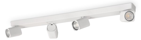 Ideal lux ® Спот | RUDY PL4 SQUARE BIANCO | GU10 max 4 x 35W | IP20 - 294827