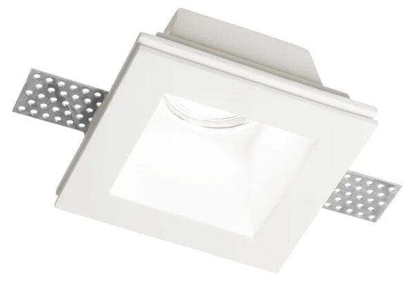 Ideal lux ® Гипсова луничка | SAMBA FI D70 SQUARE | GU10 max 1 x 50W | IP20 - 139029