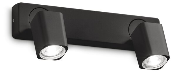 Ideal lux ® Спот | RUDY AP2 SQUARE NERO | GU10 max 2 x 35W | IP20 - 321509